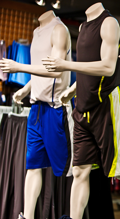 Mannequin at fashion store