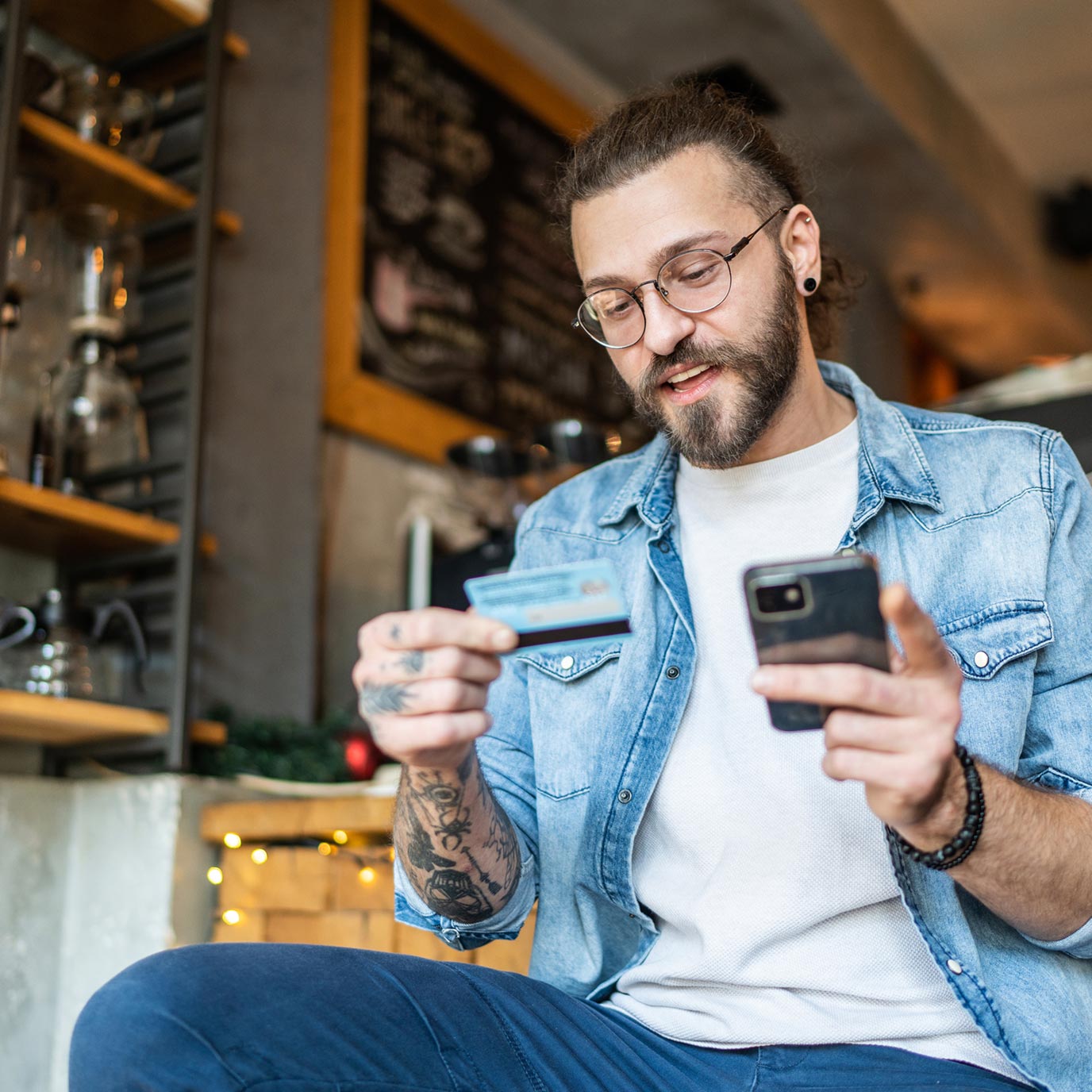 Man With Credit Card